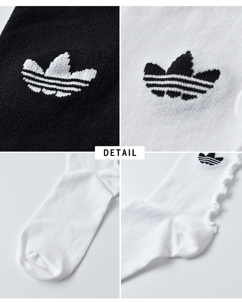 adidas Originals(アディダス オリジナルス)フリルソックス2足セットRuffleSocks2Pairskrw80