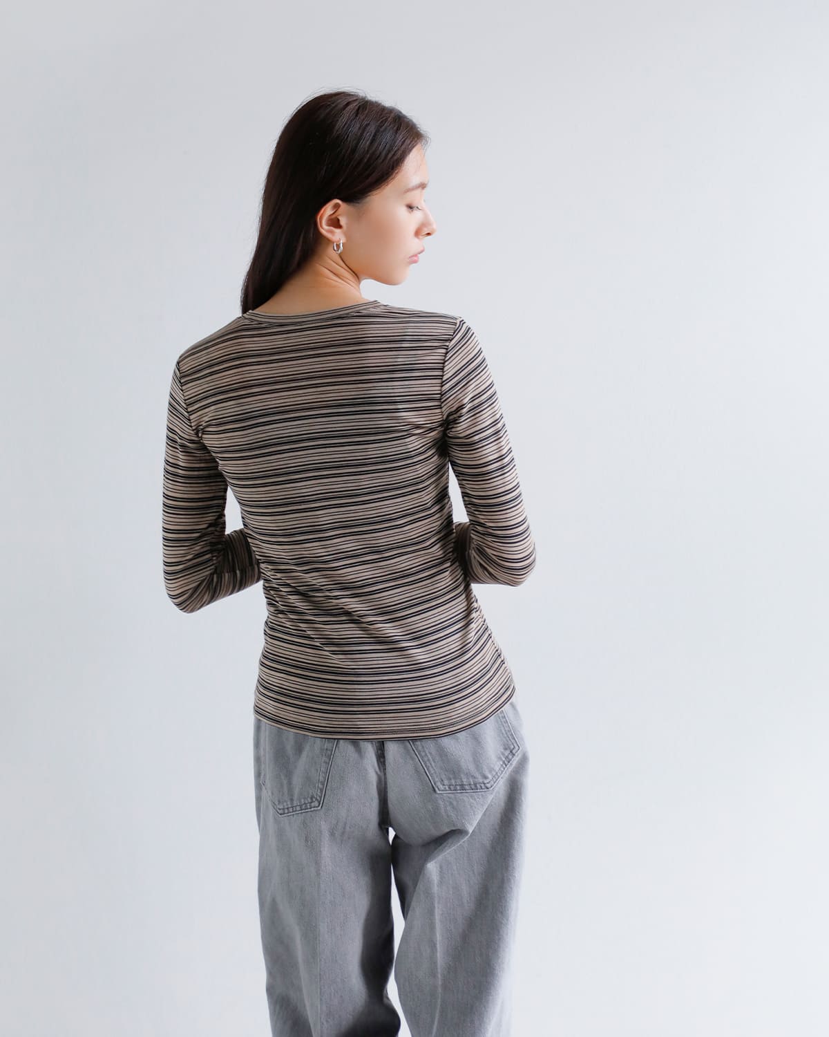 kiehtova(キエトヴァ)シアーボーダートップス “SHEER BORDER TOPS” ktwr41