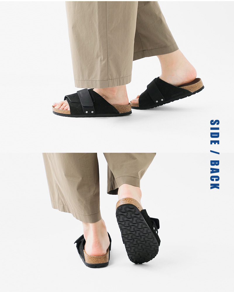 BIRKENSTOCK(ビルケンシュトック)ヌバックレザースエードベルトサンダル“KYOTO”kyoto