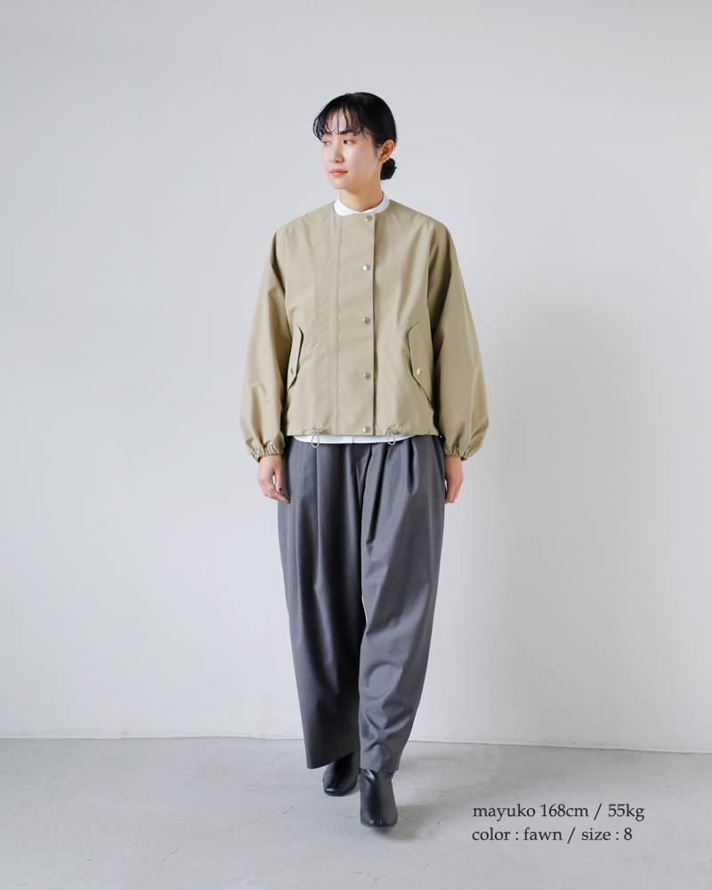 MACKINTOSH(マッキントッシュ)ウェザーテックスカイノーカラーショートブルゾン“WEATHERTECSKYENOCOLLARSHORT”l261hi1072uldb