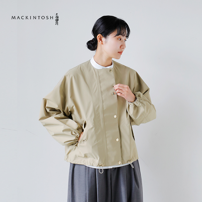 MACKINTOSH(マッキントッシュ)ウェザーテックスカイノーカラーショートブルゾン“WEATHERTECSKYENOCOLLARSHORT”l261hi1072uldb
