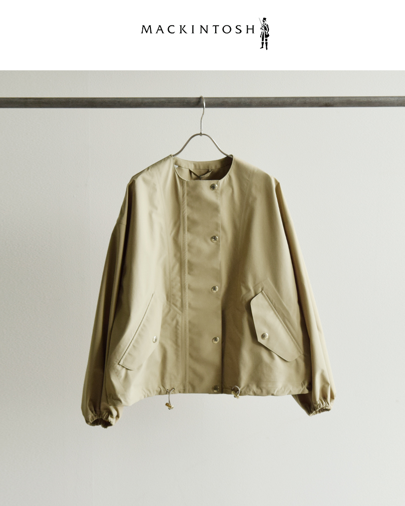 MACKINTOSH(マッキントッシュ)ウェザーテックスカイノーカラーショートブルゾン“WEATHERTECSKYENOCOLLARSHORT”l261hi1072uldb