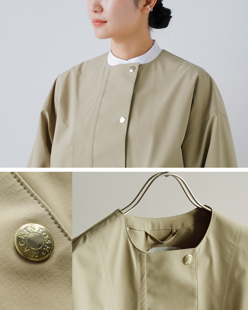 MACKINTOSH(マッキントッシュ)ウェザーテックスカイノーカラーショートブルゾン“WEATHERTECSKYENOCOLLARSHORT”l261hi1072uldb