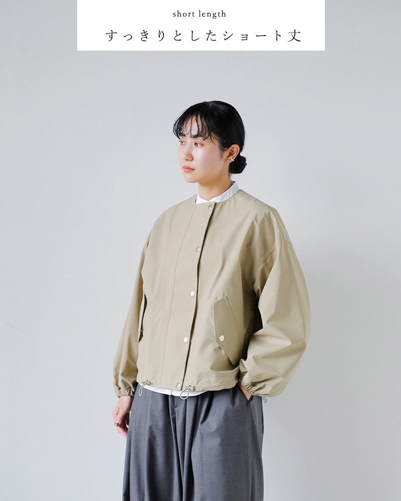 MACKINTOSH(マッキントッシュ)ウェザーテックスカイノーカラーショートブルゾン“WEATHERTECSKYENOCOLLARSHORT”l261hi1072uldb