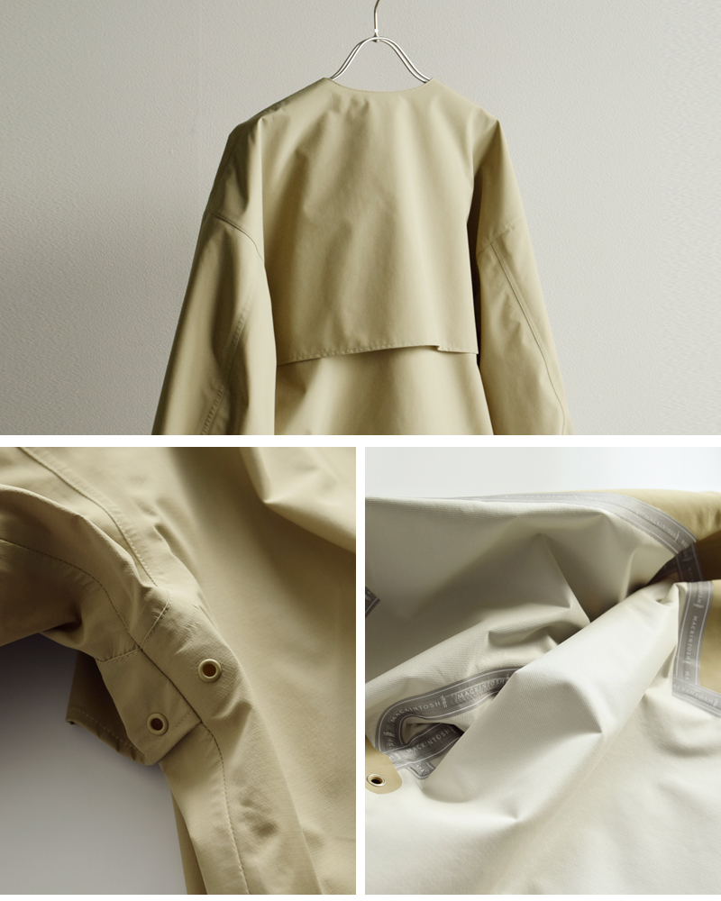 MACKINTOSH(マッキントッシュ)ウェザーテックスカイノーカラーショートブルゾン“WEATHERTECSKYENOCOLLARSHORT”l261hi1072uldb