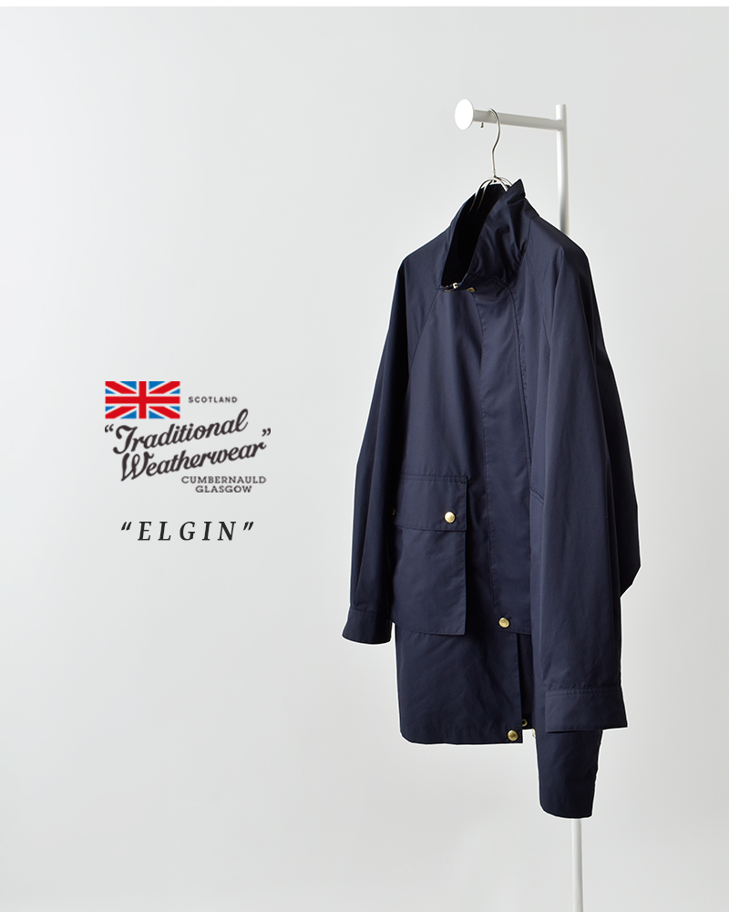 Traditional Weatherwear撥水ライトウェイトタフタレングスアレンジエルガンジャケット“ELGIN”l261kgfco0528e