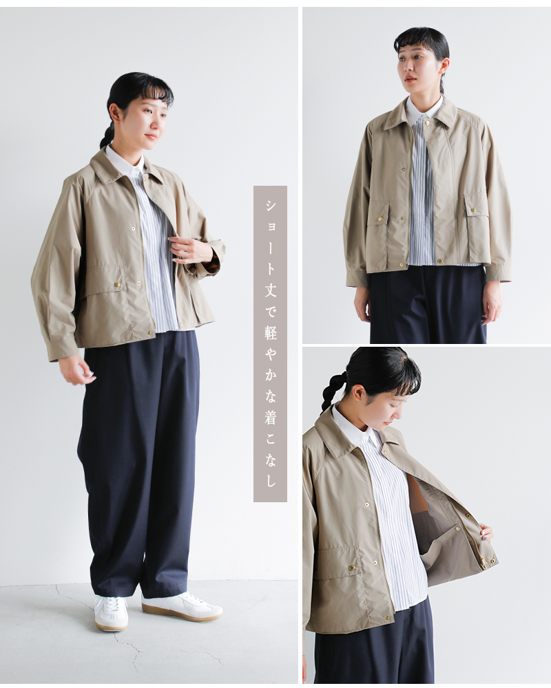 Traditional Weatherwear(トラディショナルウェザーウェア)撥水ライトウェイトタフタレングスアレンジエルトンジャケット“ELTON”l261kgfco0530e