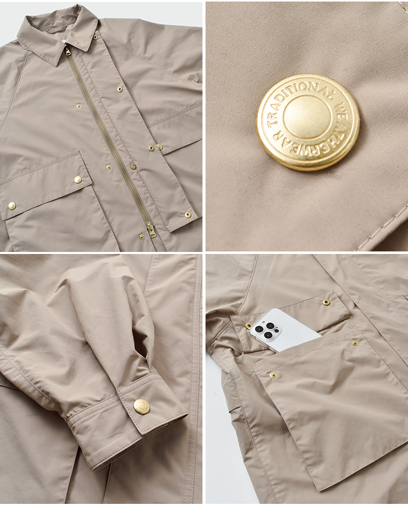 Traditional Weatherwear(トラディショナルウェザーウェア)撥水ライトウェイトタフタレングスアレンジエルトンジャケット“ELTON”l261kgfco0530e