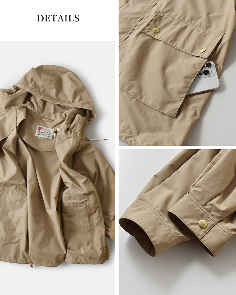 Traditional Weatherwear撥水ライトウェイトタフタサウスフィールドフードジャケット“SOUTHFIELDLDS”l261kgfco0532e