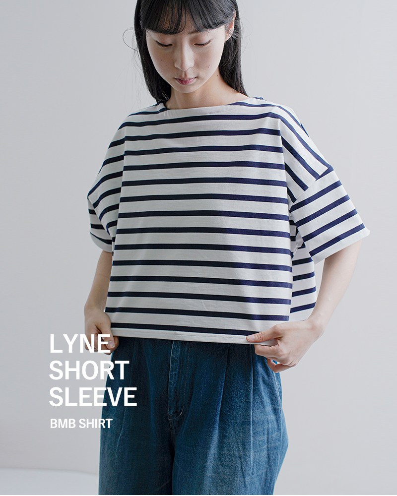 Traditional Weatherwear(トラディショナルウェザーウェア)コットン天竺ボーダーワイドショートスリーブBMBシャツ“LYNESHORTSLEEVE”l261osjpo0349ja
