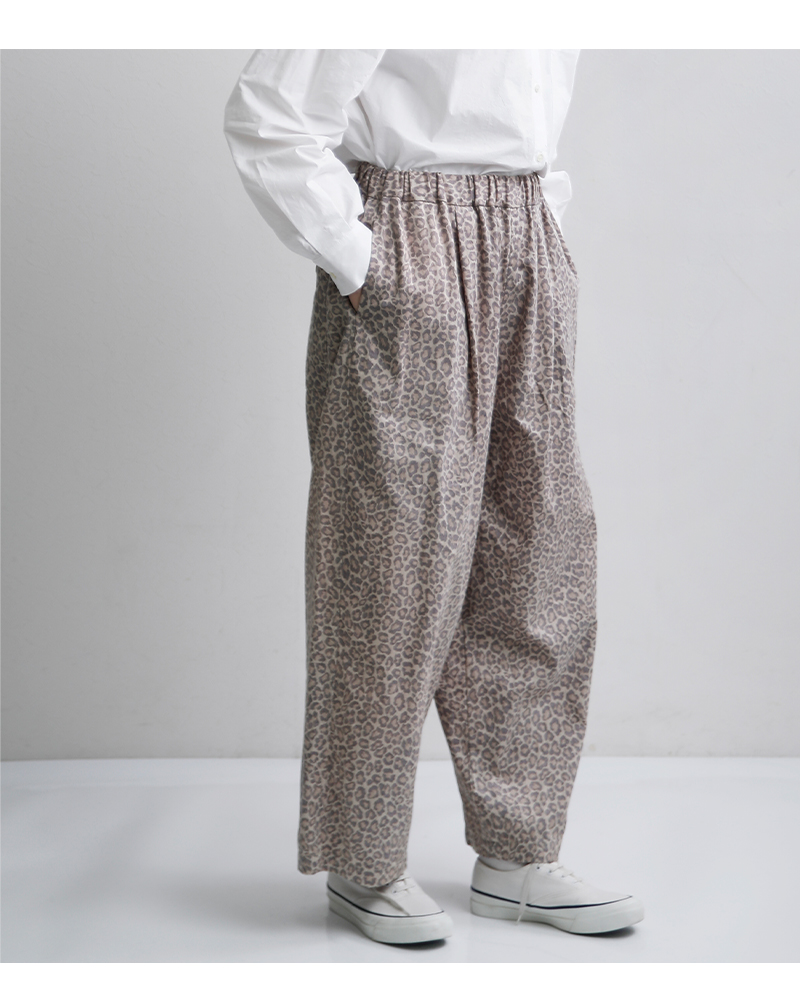 Laboratory(ラボレイトリー)コットンレオパードカンフーパンツ“LEOPARDKUNGFUPANTS”la443