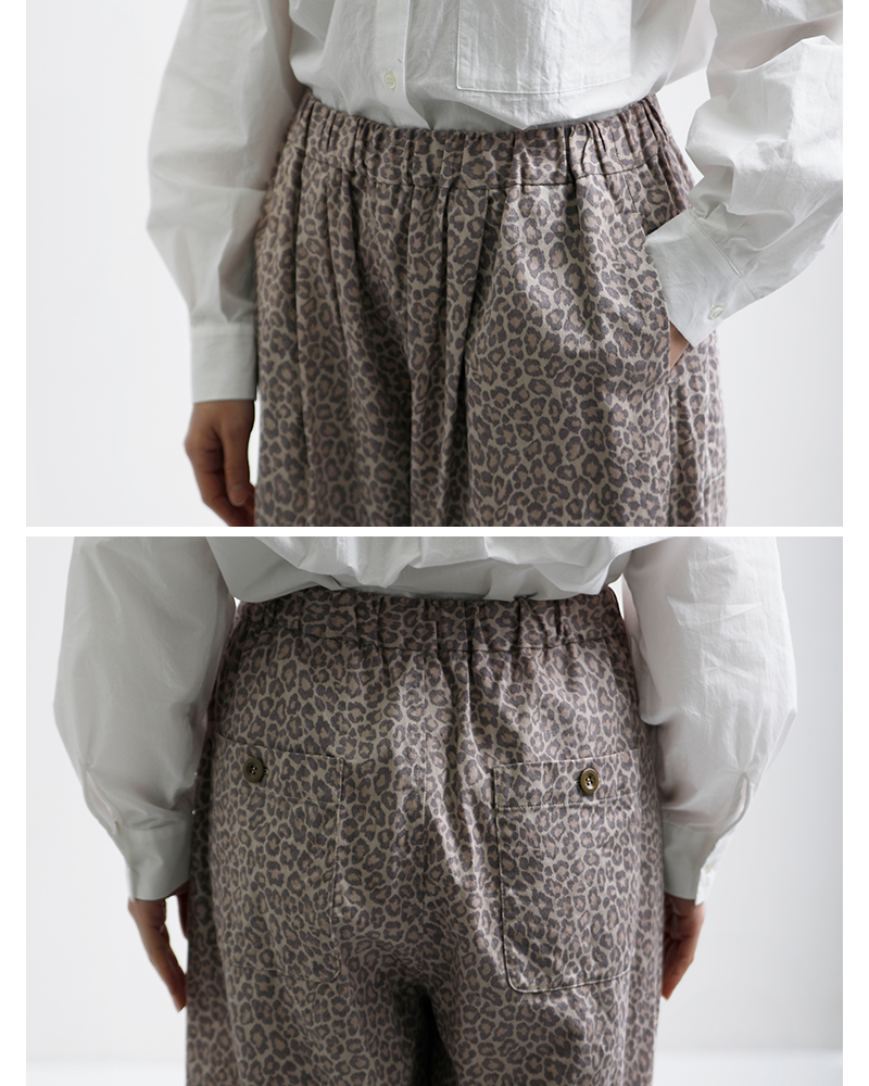 Laboratory(ラボレイトリー)コットンレオパードカンフーパンツ“LEOPARDKUNGFUPANTS”la443