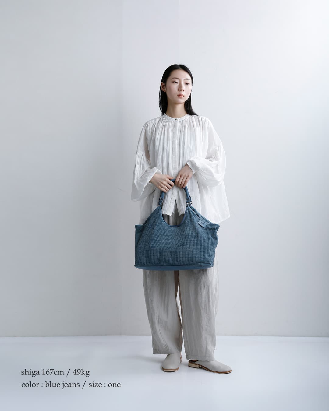 BIBA(ビバ)レーザーカット カウレザースエード ドリル ショッパーバッグ “LATAH” lah1l