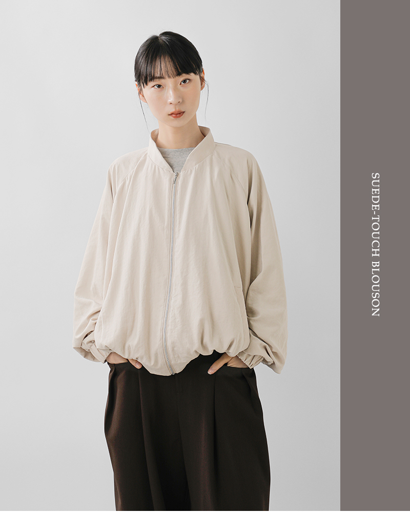 LANCER CLOTHING CORPORATION(ランサークロージングコーポレーション)スエードタッチブルゾンlcmd-177