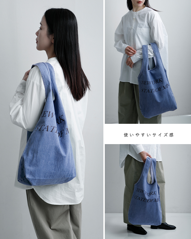 LANCER CLOTHING CORPORATION(ランサークロージングコーポレーション)デニムプリントバケットトートバッグlcmd-937