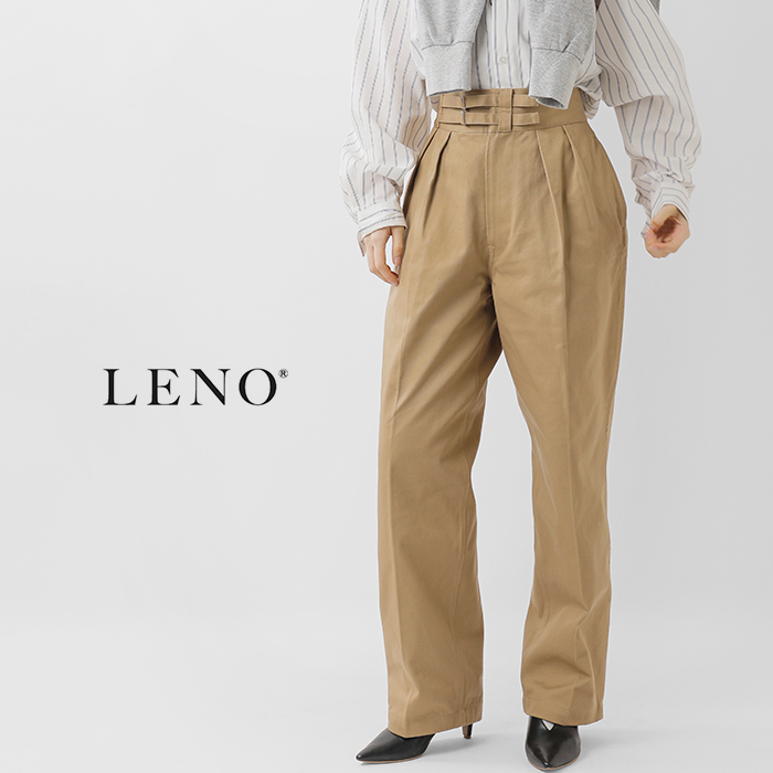 LENO(���m)�R�b�g���_�u���x���g�O���J�p���cDOUBLEBELTEDGURKHATROUSERSleno-pt006