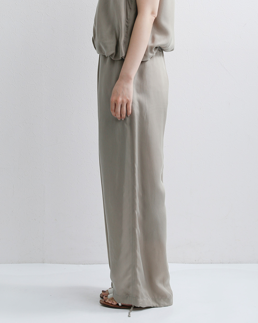 Le Glazikピーチタッチ ワイドイージーパンツ lg-e0310cup