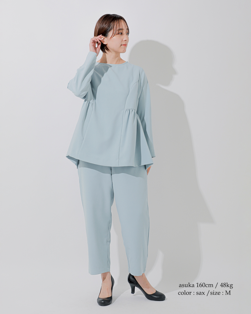 kelenペプラム デザイン プルオーバー トップス “LACEL” lkl26hbl2274