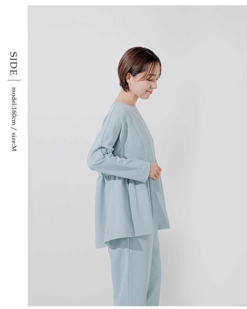 kelenペプラム デザイン プルオーバー トップス “LACEL” lkl26hbl2274