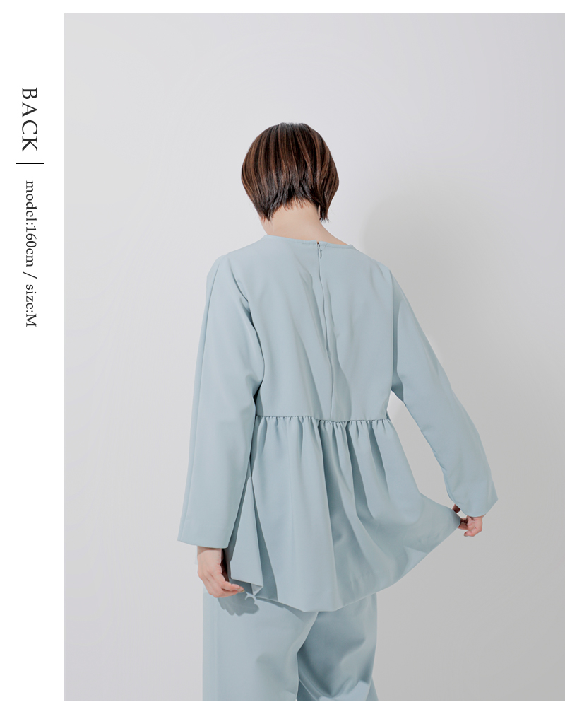 kelenペプラム デザイン プルオーバー トップス “LACEL” lkl26hbl2274