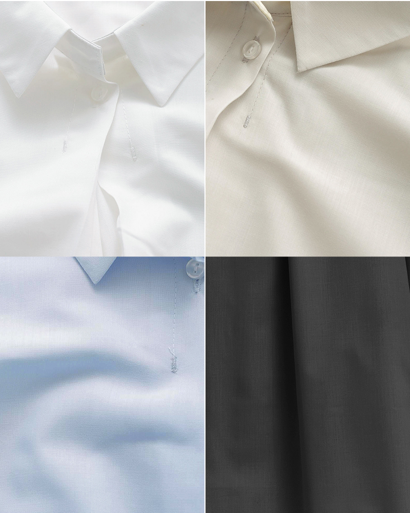 kelen(ケレン)2wayシルエットシャツカラー7分袖プルオーバートップス“NUEM”lkl26hbl2279