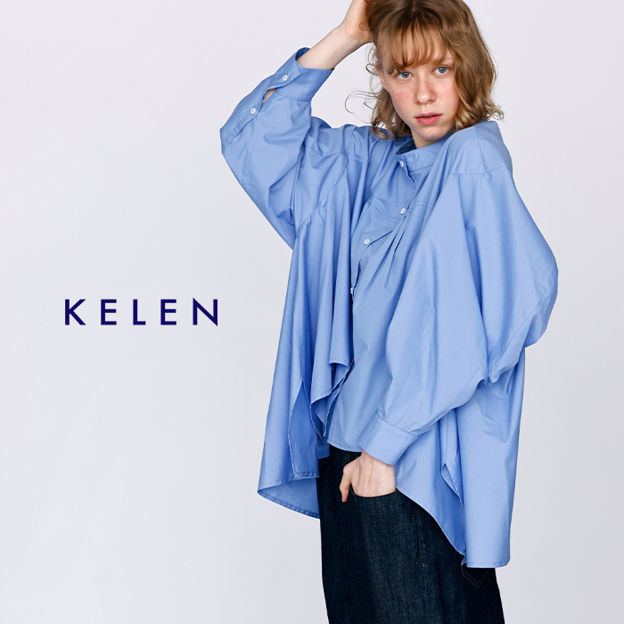 kelen(ケレン)バルーンスリーブフレアブラウス“WAVY”lkl26hbl2280