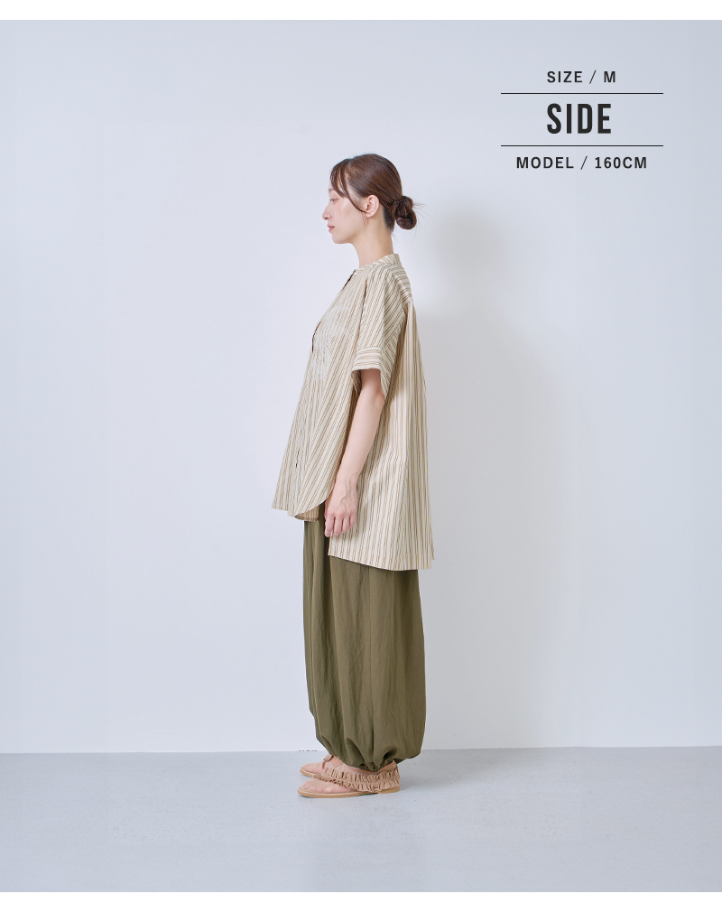 kelen(ケレン)フラワーレース刺繍ストライプブラウス“LACIEL”lkl26hbl2282