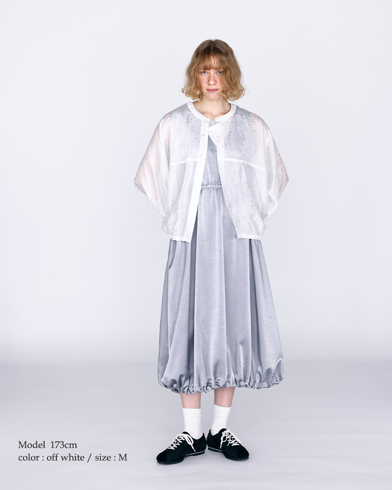 kelen(ケレン)箔プリントバルーンシルエットブラウス“SNOW”lkl26hbl2284