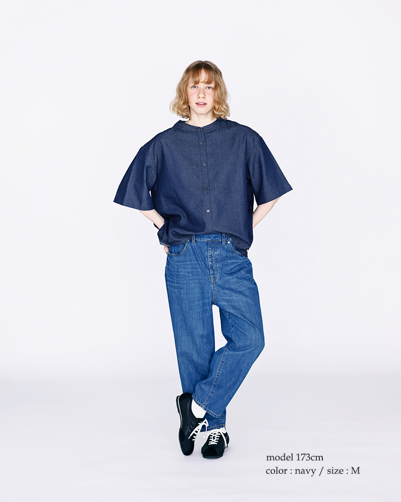 kelen(ケレン)バックプリーツ6.5ozデニムシャツ“MARHA”lkl26hbl2290