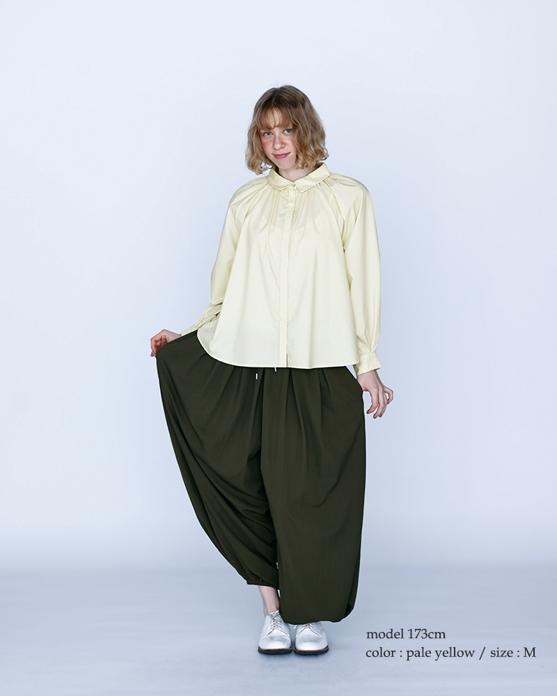 kelen(ケレン)ラグランスリーブギャザーデザインブラウス“AYON”lkl26hbl2293