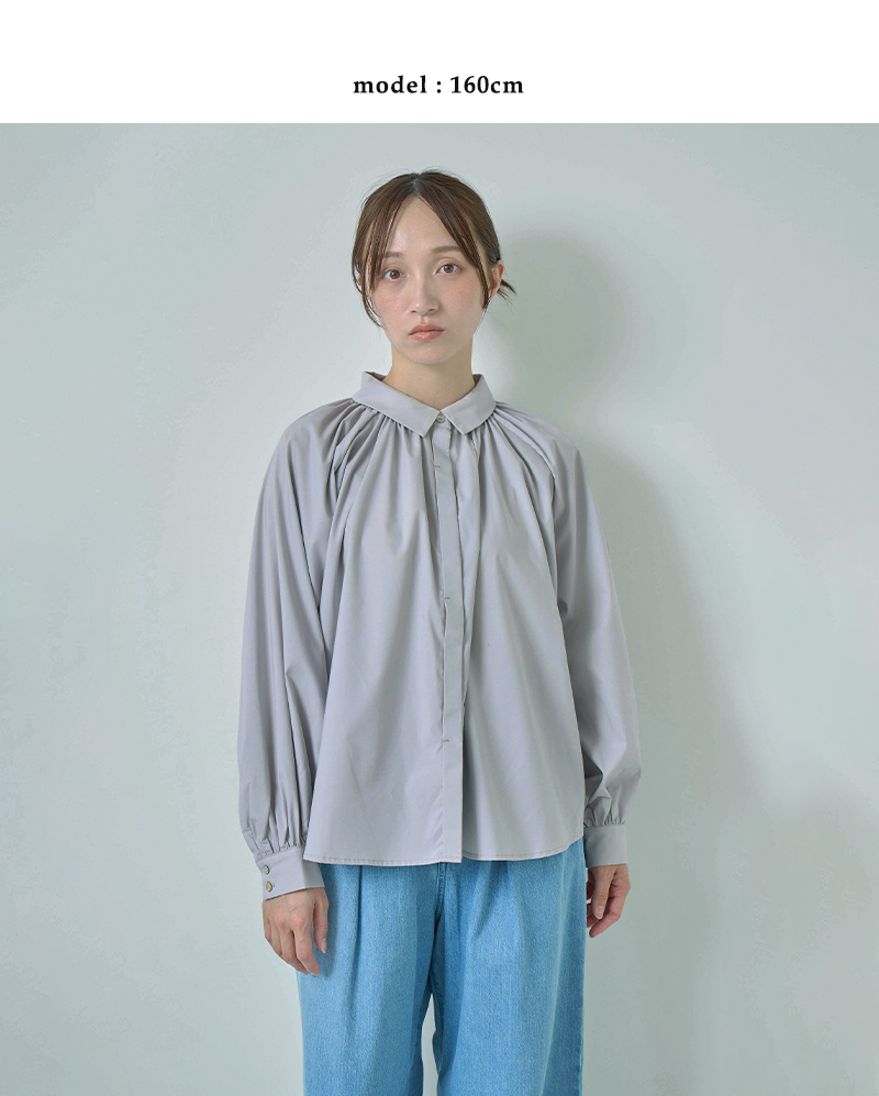 kelen(ケレン)ラグランスリーブギャザーデザインブラウス“AYON”lkl26hbl2293