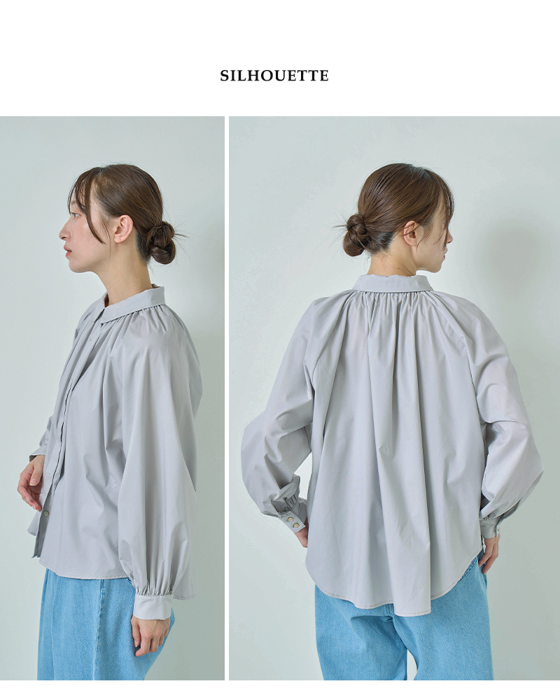 kelen(ケレン)ラグランスリーブギャザーデザインブラウス“AYON”lkl26hbl2293