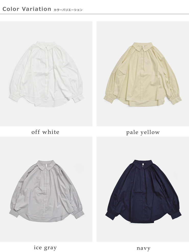 kelen(ケレン)ラグランスリーブギャザーデザインブラウス“AYON”lkl26hbl2293