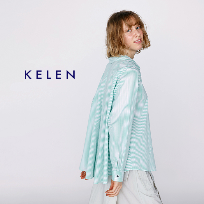 kelen ケレン バックフレア ブラウス “FLANN” lkl26hbl2294 レディース