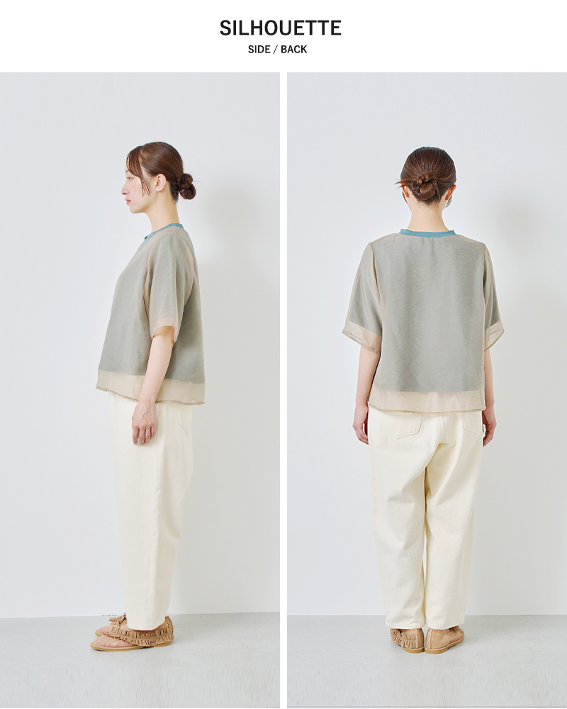 kelen(ケレン)シアーレイヤードデザイントップス“SAN”lkl26hcs2022