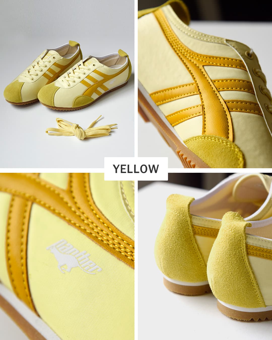 kelen(ケレン)×PANTHER(パンサー)ナイロンベロア クラシックスニーカー “PANTHER DERA” lkl26hfw2001