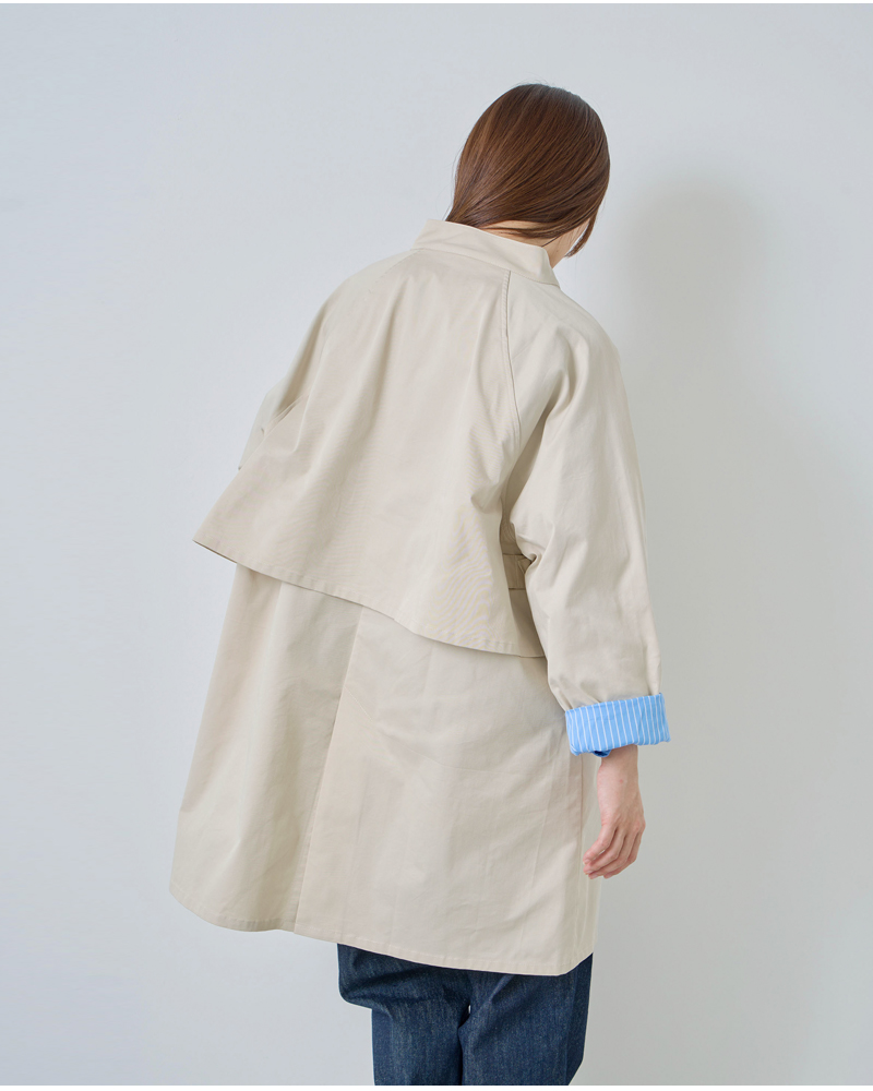 kelen(ケレン)フラップデザインマオカラーミドルジャケット“KILO”lkl26hjk2084