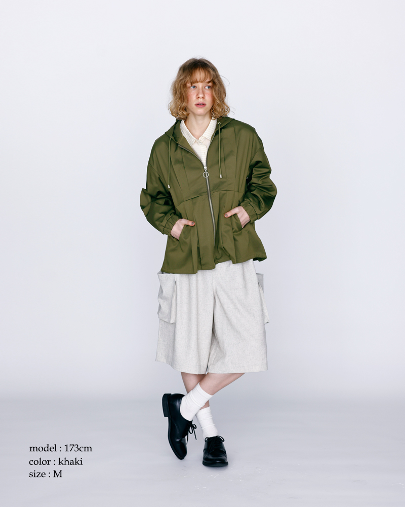 kelen ケレン ウエストタックデザイン フードジャケット “VESTY