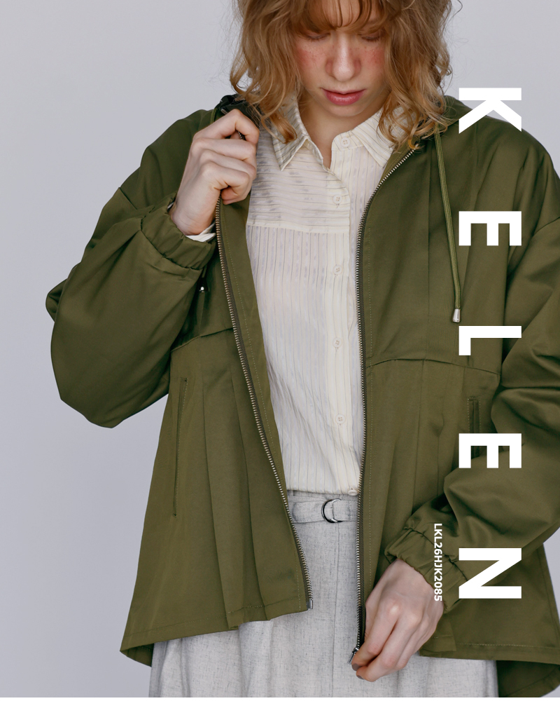 kelen ケレン ウエストタックデザイン フードジャケット “VESTY