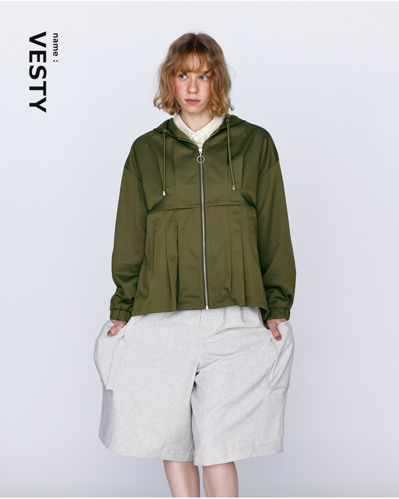kelen(ケレン)ウエストタックデザインフードジャケット“VESTY”lkl26hjk2085