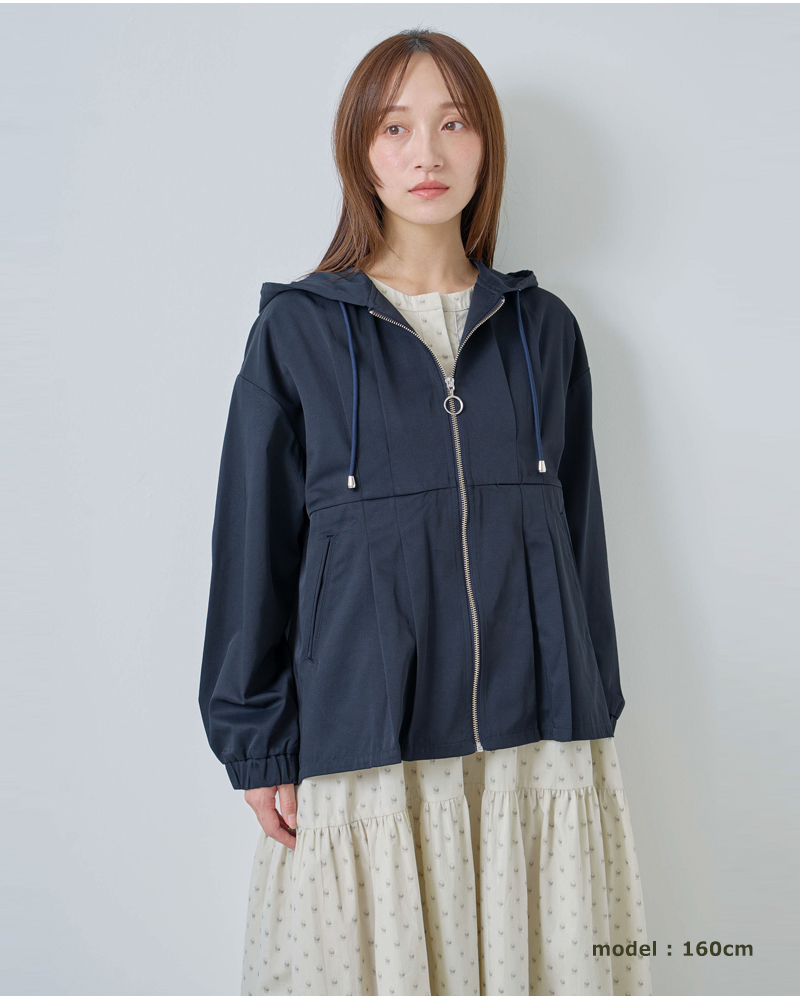 kelen(ケレン)ウエストタックデザインフードジャケット“VESTY”lkl26hjk2085