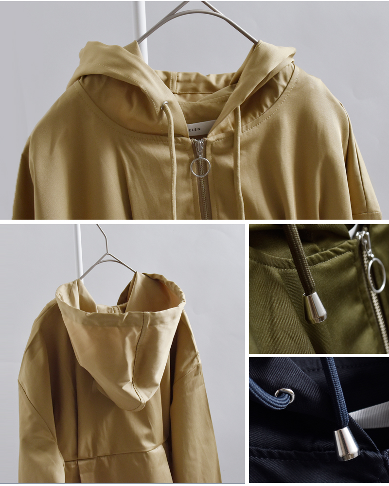 kelen ケレン ウエストタックデザイン フードジャケット “VESTY