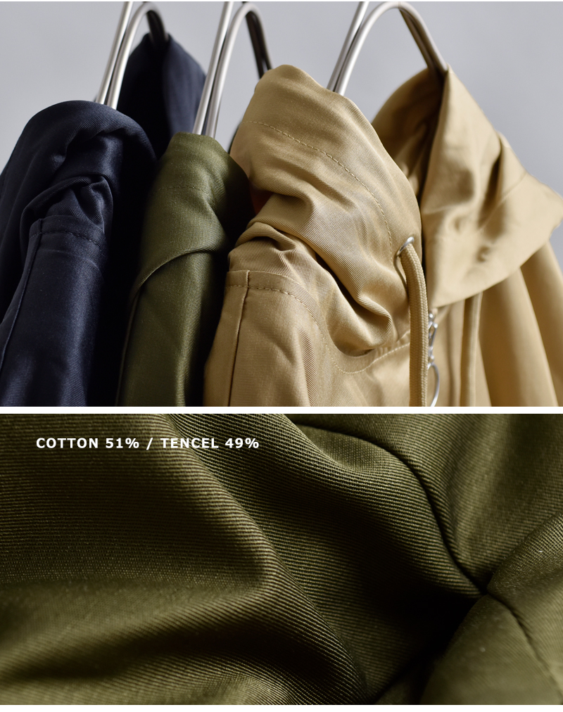 kelen(ケレン)ウエストタックデザインフードジャケット“VESTY”lkl26hjk2085