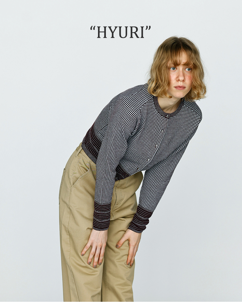 kelen(ケレン)バイカラー ショートカーディガン “HYURI” lkl26hkn2008