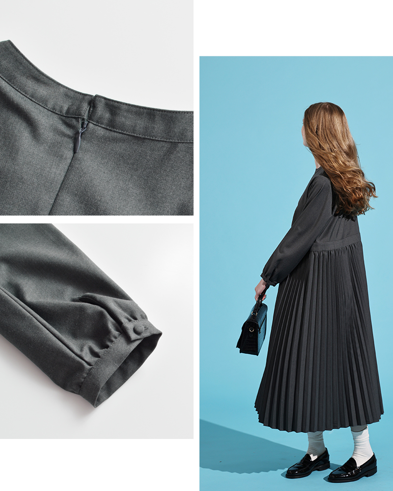 kelen ケレン アコーディオンプリーツ ワンピース “RELI” lkl26hop2125