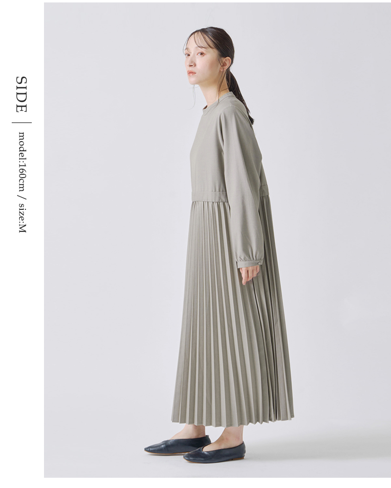 kelen(ケレン)アコーディオンプリーツワンピース“RELI”lkl26hop2125