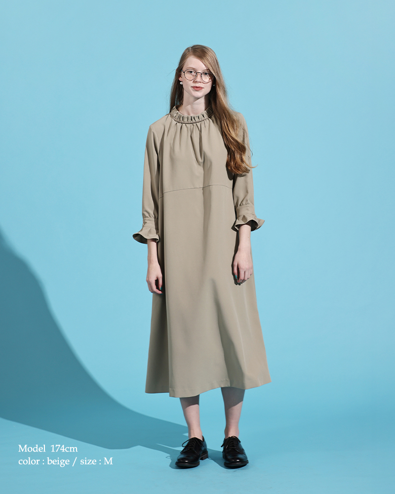 kelen(ケレン)フレアデザインワンピース“YUMNA”lkl26hop2127