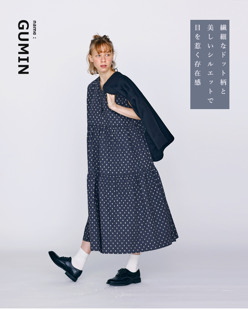 kelen(ケレン)フレンチスリーブティアードワンピース“GUMIN”lkl26hop2133