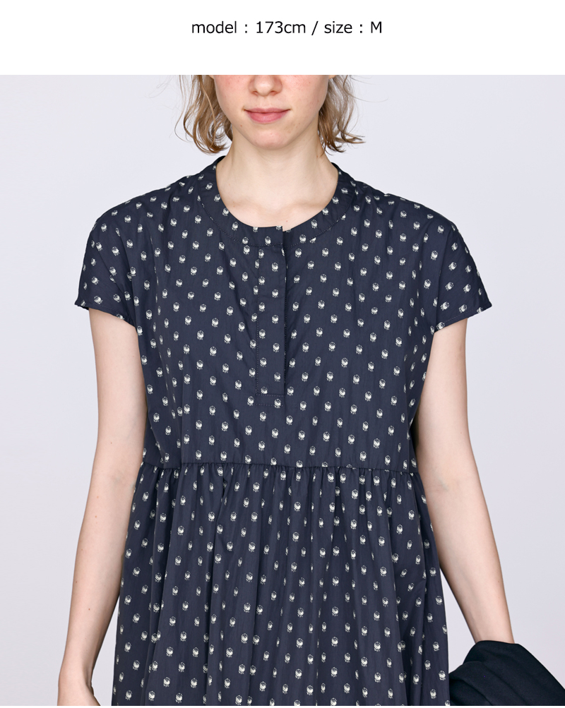 kelen(ケレン)フレンチスリーブティアードワンピース“GUMIN”lkl26hop2133