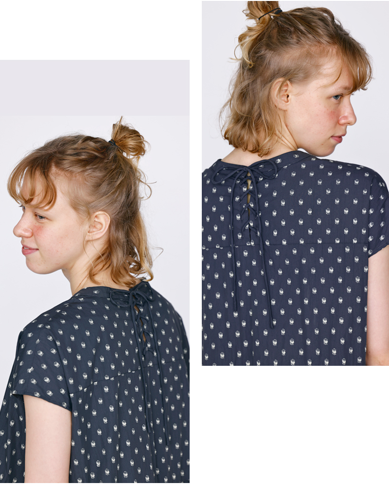 kelen(ケレン)フレンチスリーブティアードワンピース“GUMIN”lkl26hop2133